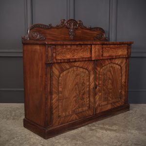 Early-Victorian-Mahogany-Side-Cabinet-