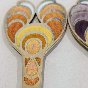 Enamel Spoon and fork.4
