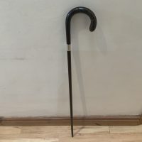 Gentleman’s walking stick sword stick with silver collar