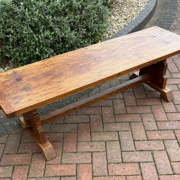 Arts &amp; Crafts Oak Bench