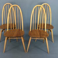 Mid Century Set of 4 Ercol Windsor Dining Chairs