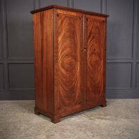 Flame Mahogany Gentlemans Wardrobe By Maple &amp; Co.