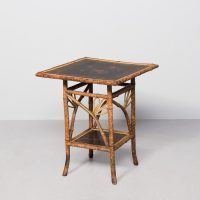 Two-Tier Bamboo Occasional Table