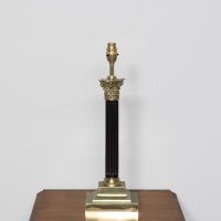 A Converted Victorian Brass Oil Lamp
