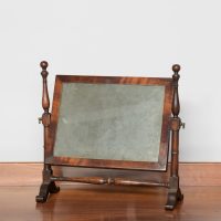Rare Toilet Mirror by James Mein of Kelso, Scotland