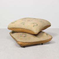 Stylish Two-Part Upholstered Stool