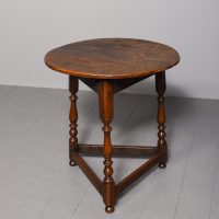 George III Oak Cricket Table
