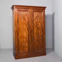 Mid-Victorian Mahogany 2 Door Wardrobe