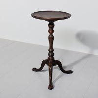 Georgian, Chippendale style-carved mahogany wine table with provenance