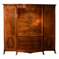 An Exhibition Quality Walnut Wardrobe by Whytock &amp; Reid of Edinburgh.