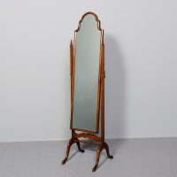 Queen Anne Style Cheval Mirror