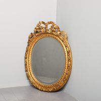 Early Victorian Carved &amp; Gilded Overmantel Mirror