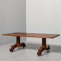 Large Regency Rosewood Coffee Table