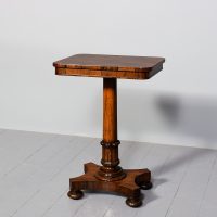 Quality George IV Rosewood Occasional Table