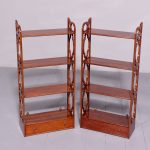 Pair of Chippendale Style Wall Cabinets