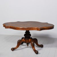 shaped-top Victorian centre or breakfast table