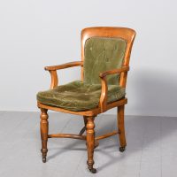Quality Victorian Oak Desk Chair