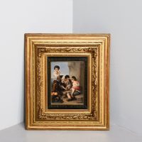 A Very Fine Berlin or KPM Porcelain Framed Plaque