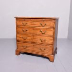 George III Mahogany Chest with Brushing Slide
