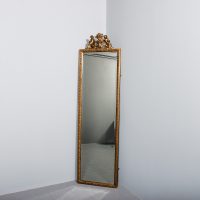 Tall Narrow Gilded Pier Mirror