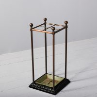 Victorian Oxidised Copper 4 Division Stick Stand
