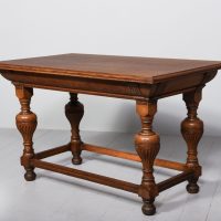 Mid-Victorian Rectangular Oak Table