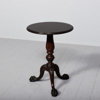 19th Century Chippendale style circular mahogany occasional table