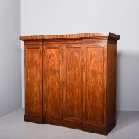 George IV Four-Door Mahogany Wardrobe