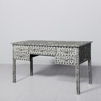 Unusual Mother-of-Pearl Inlaid Desk