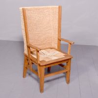 An Oak Framed Orkney Chair in the Manner of David Kirkness