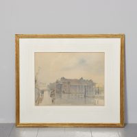 Original watercolour by E.T. Rose (1871-1964) of the Royal Scottish Academy of Edinburgh.