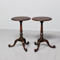 Rare pair of 19th Century, George 3rd style mahogany occasional tables (from the estate of the late Lady Penn and Sir Athur Penn, sold by Puttick and Simpson, December 1932)