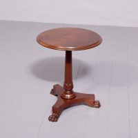 Neat-sized William IV mahogany wine/occasional table.