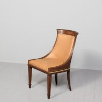 Quality Mahogany and Leather Desk Chair