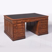 Superb Quality William IV Large Mahogany Partners Desk