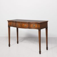 George III Style Serpentine Fronted Serving/Side Table