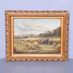 Oil Painting Harvest Time near Liberton Mid-Lothian