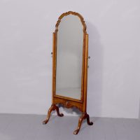 Queen Anne Style Cheval Mirror