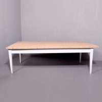 A Large Pine and Painted Kitchen Table