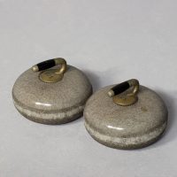 Pair of Scottish Alisa Craig Curling Stones