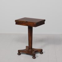 George IV Rosewood Card Table of Diminutive Proportions