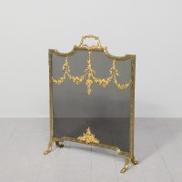 Louis XV style Cast Brass and Mesh Fire Screen