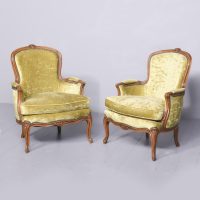 Pair of Louis XV Style Fauteuils