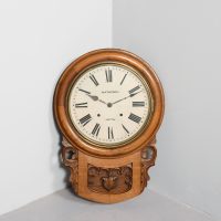 ‘Leith’ Oak Framed Wall Clock