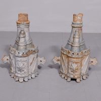 Pair of Victorian Cast Iron Water Hoppers