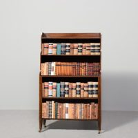 Regency Mahogany Waterfall Open Bookcase