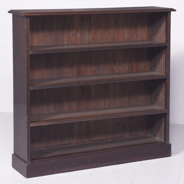 Classical Edwardian Mahogany Open Bookcase