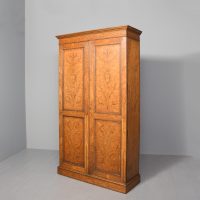 Inlaid Satinwood Two Door Wardrobe