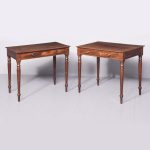 Pair of George IV Mahogany Side Tables