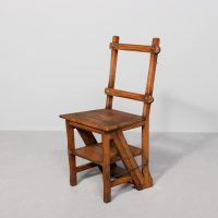 Late Victorian Aesthetic Movement Metamorphic Library Chair